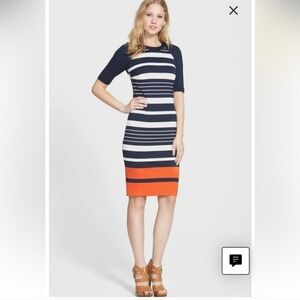 Michael Kors midi striped dress